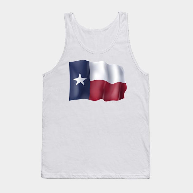 Texas flag Tank Top by SerenityByAlex